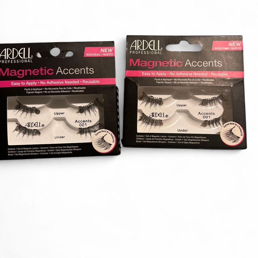 Ardell Black Magnetic Accents Lashes Natural Look